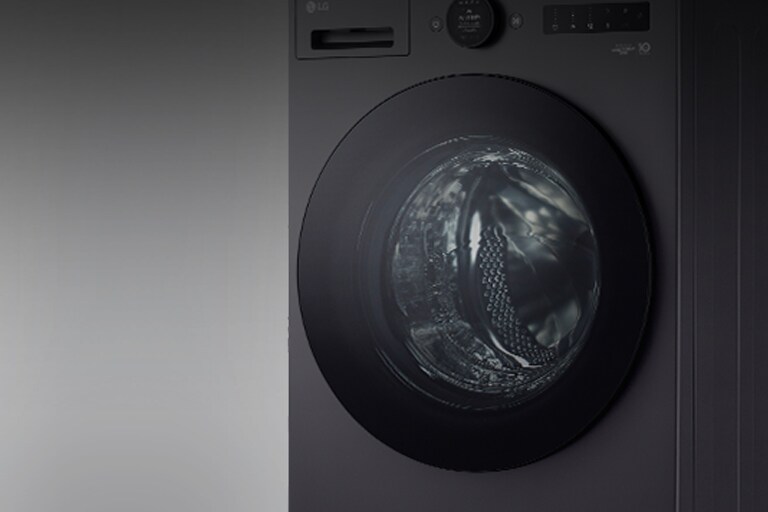 It shows the image of the interior of the washing machine