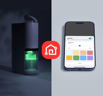 Controlling an LG dehumidifier using the LG ThinQ app