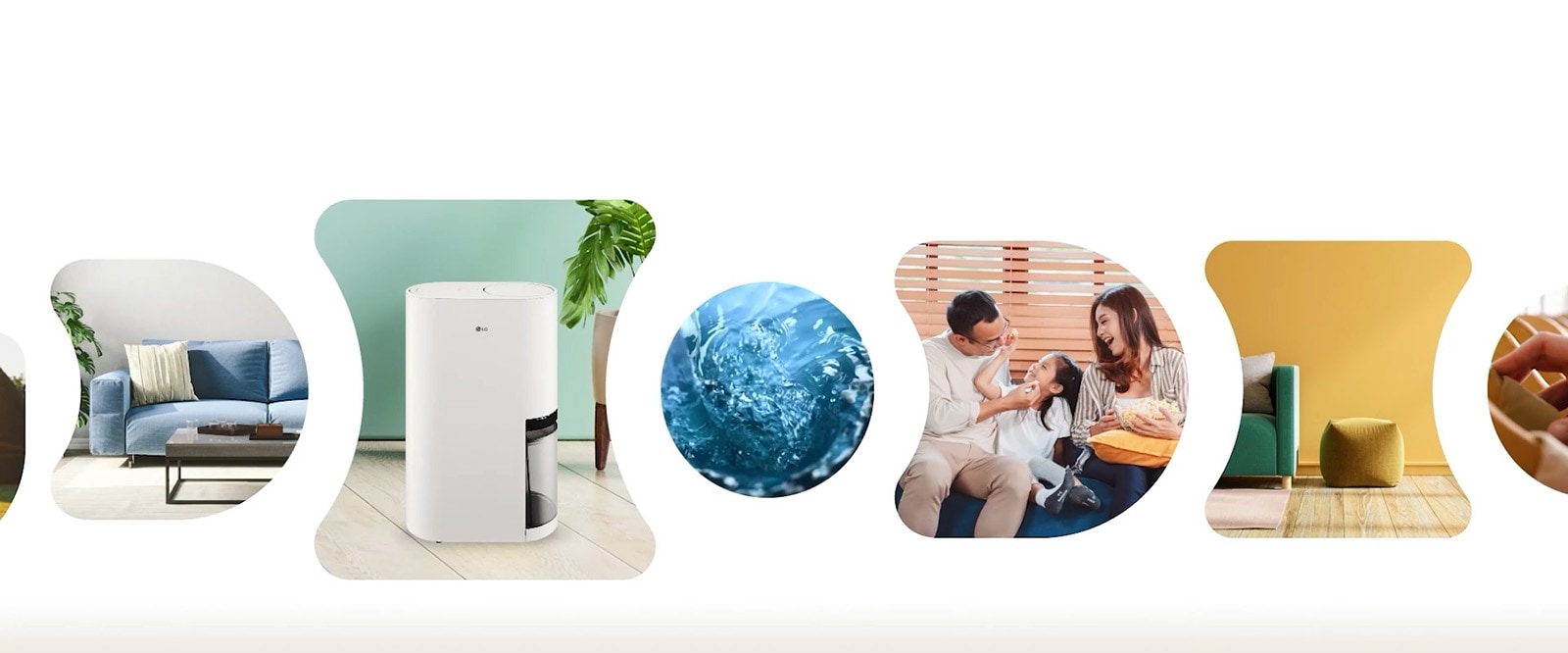 Image of LG dehumidifier using EI foam