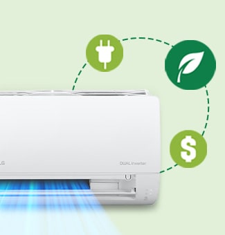 The image of saving energy and the earth through products.