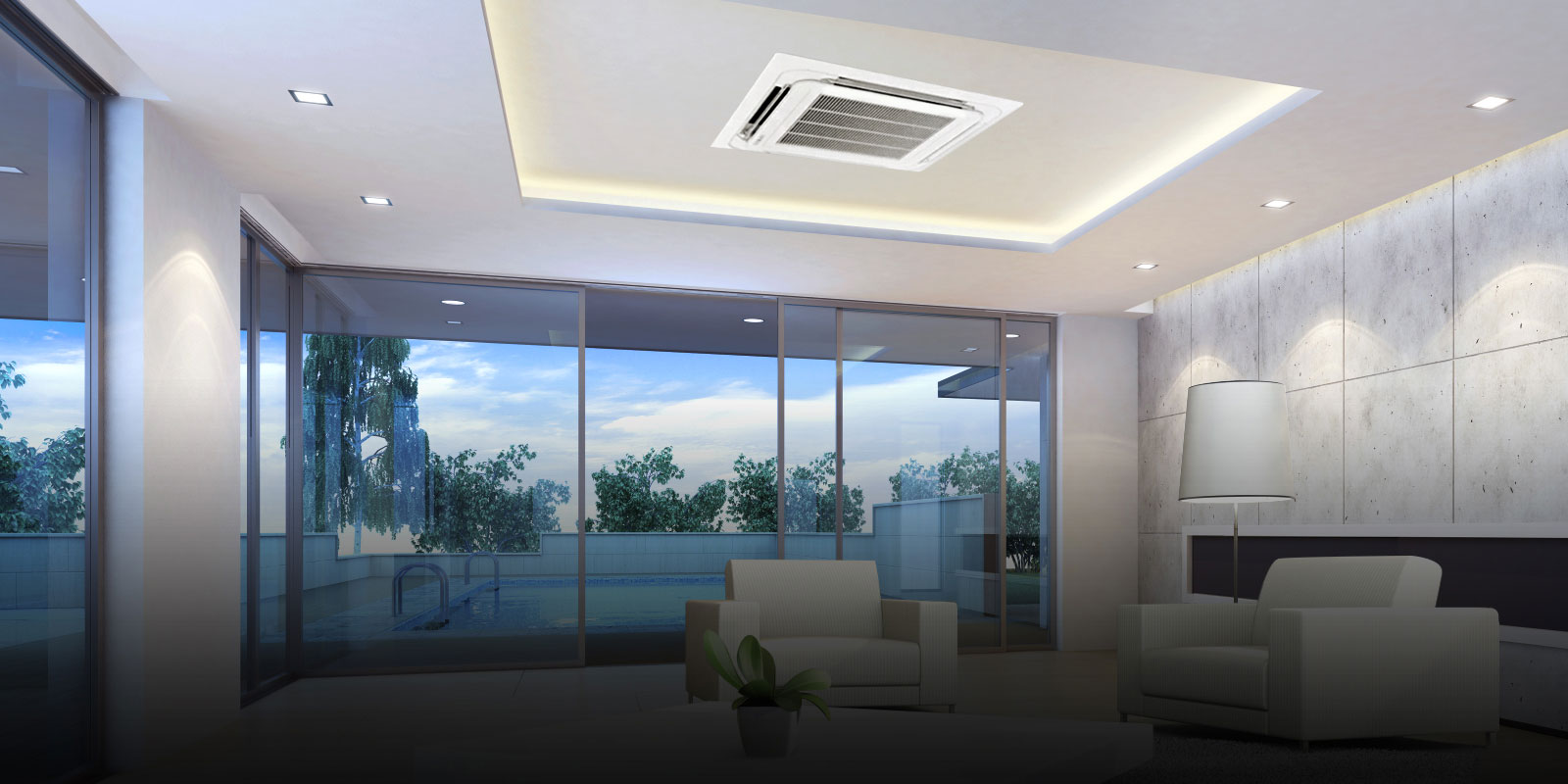 LG Ceiling Mounted Cassette Climate Control System LG East Africa