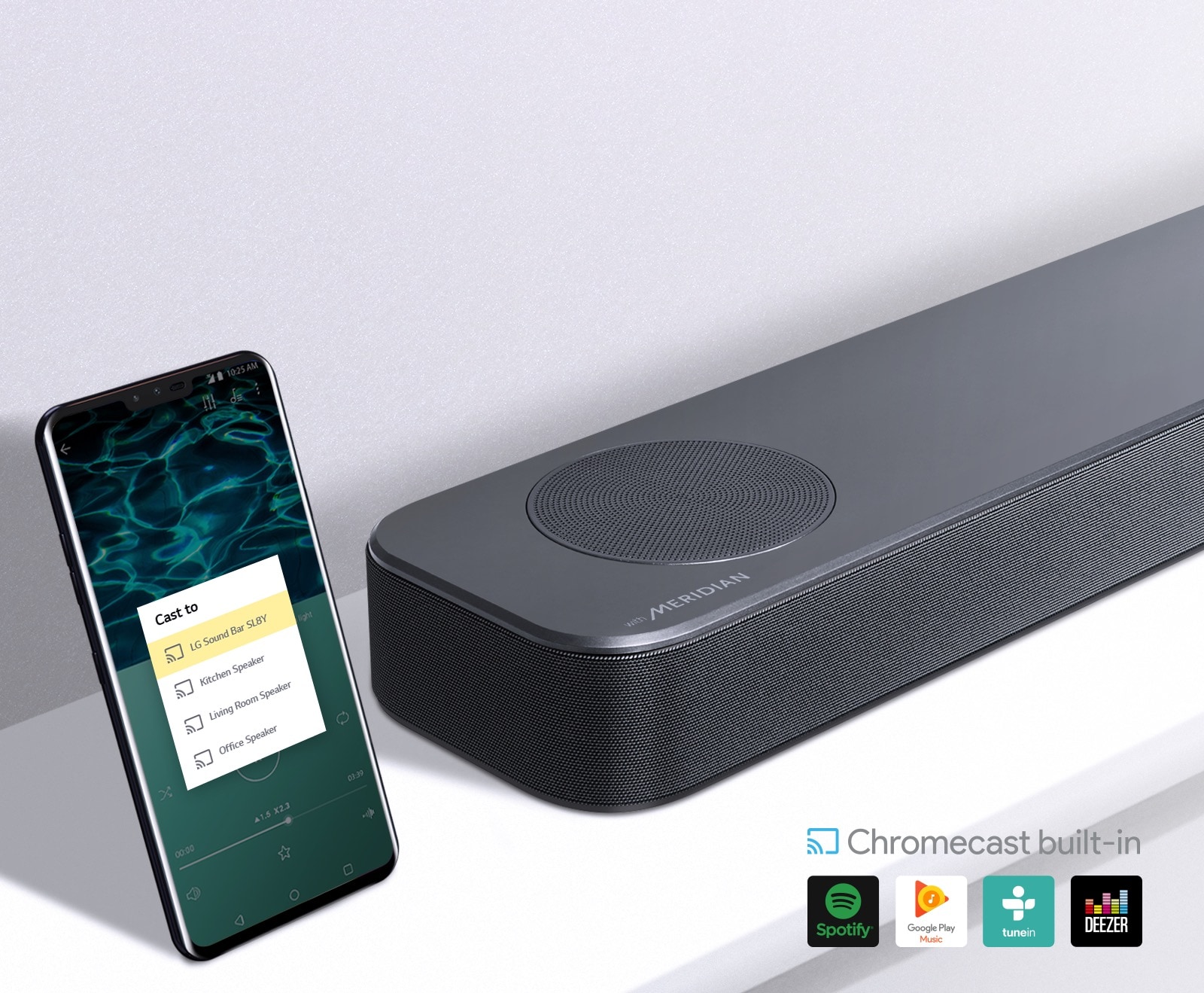 soundbar built in chromecast