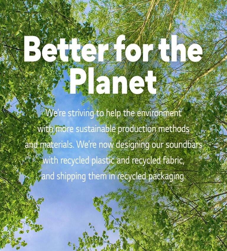 A green image full of rich leafy trees and a sky is showing in-between