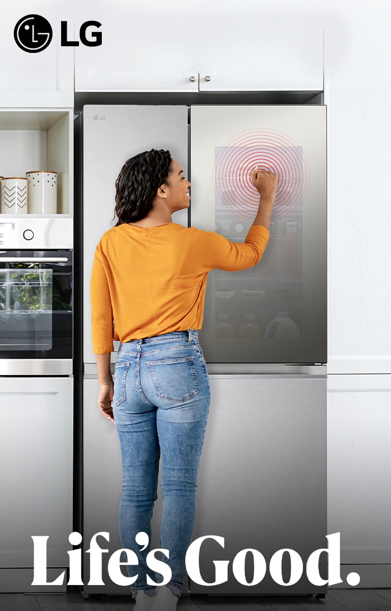 Knock Twice, See Inside: The LG Mirror InstaView Fridge
