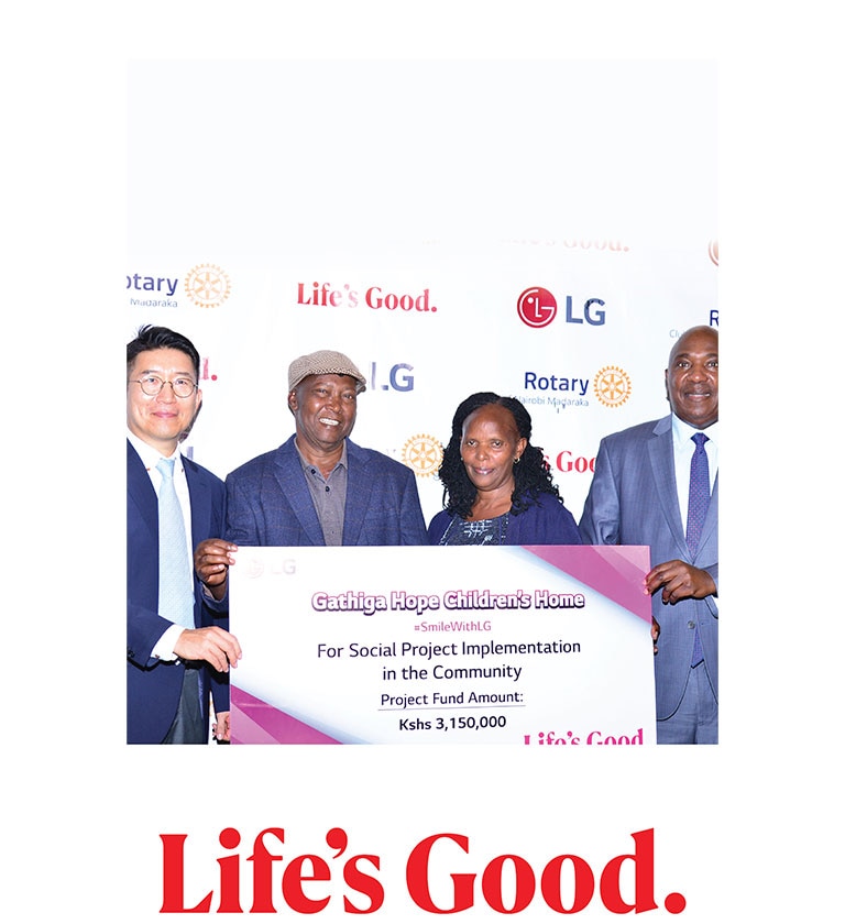 LG Donates Kshs6 Million to Charitable Initiatives through Successful 'Smile With LG' Campaign 