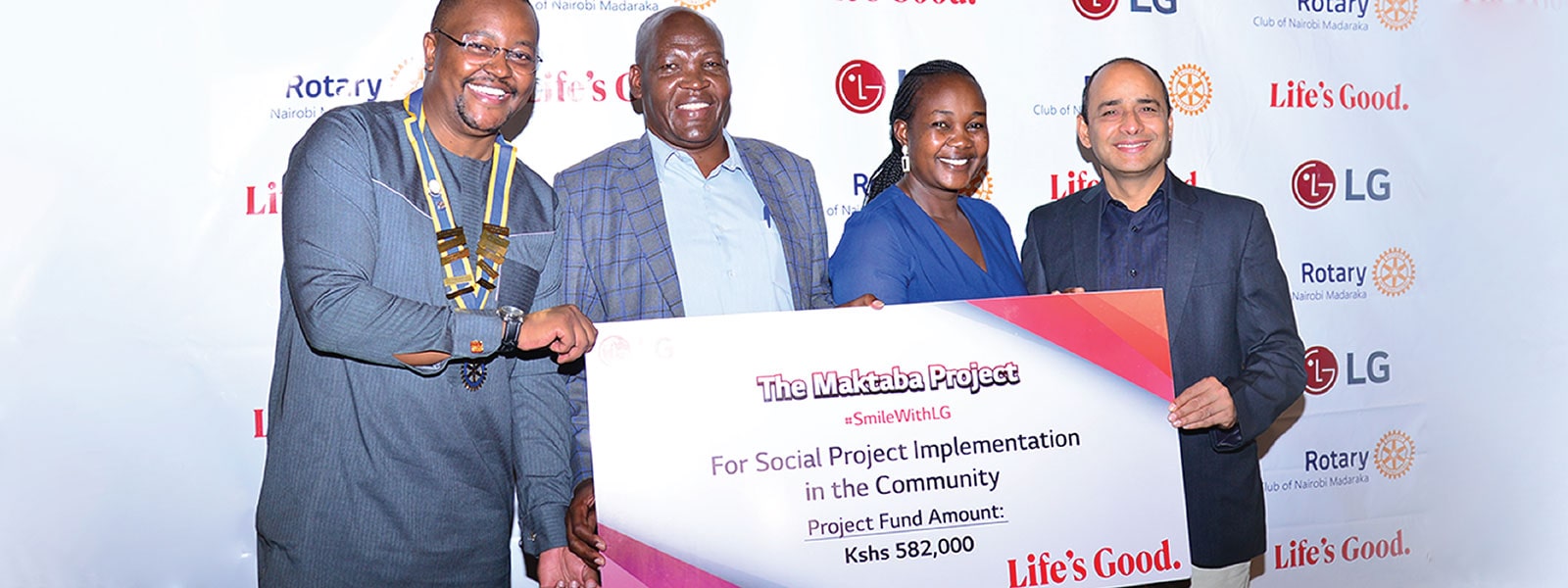 LG Donates Kshs6 Million to Charitable Initiatives through Successful 'Smile With LG' Campaign 