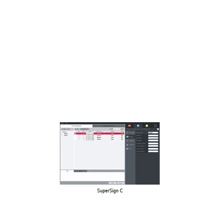 Free SuperSign C for Remote Monitor and Control2