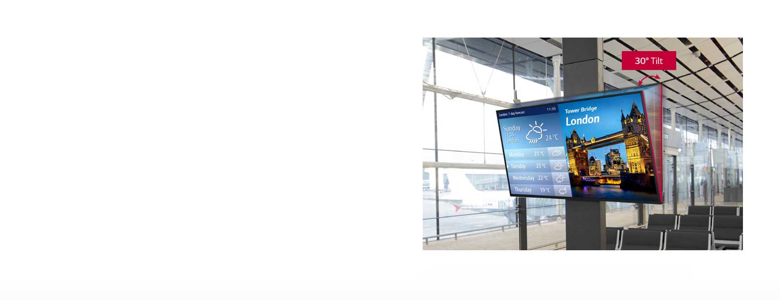 30° Tilting Installation1