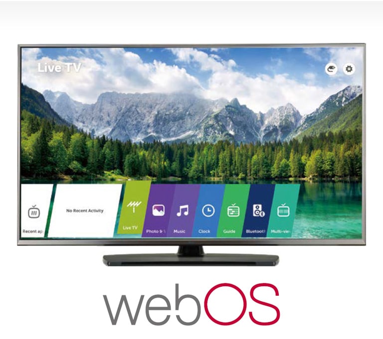 Smart TV by LG WebOS 4.0<br>2