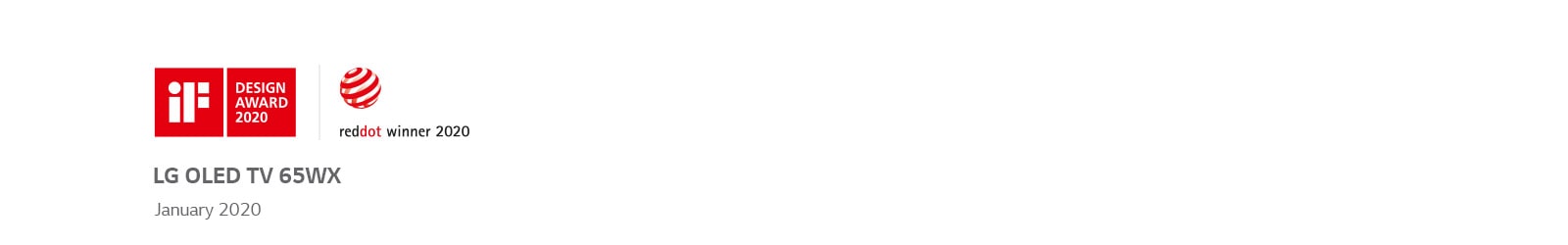 The mark of IF Design Award 2020, Reddot Design Award 2020 