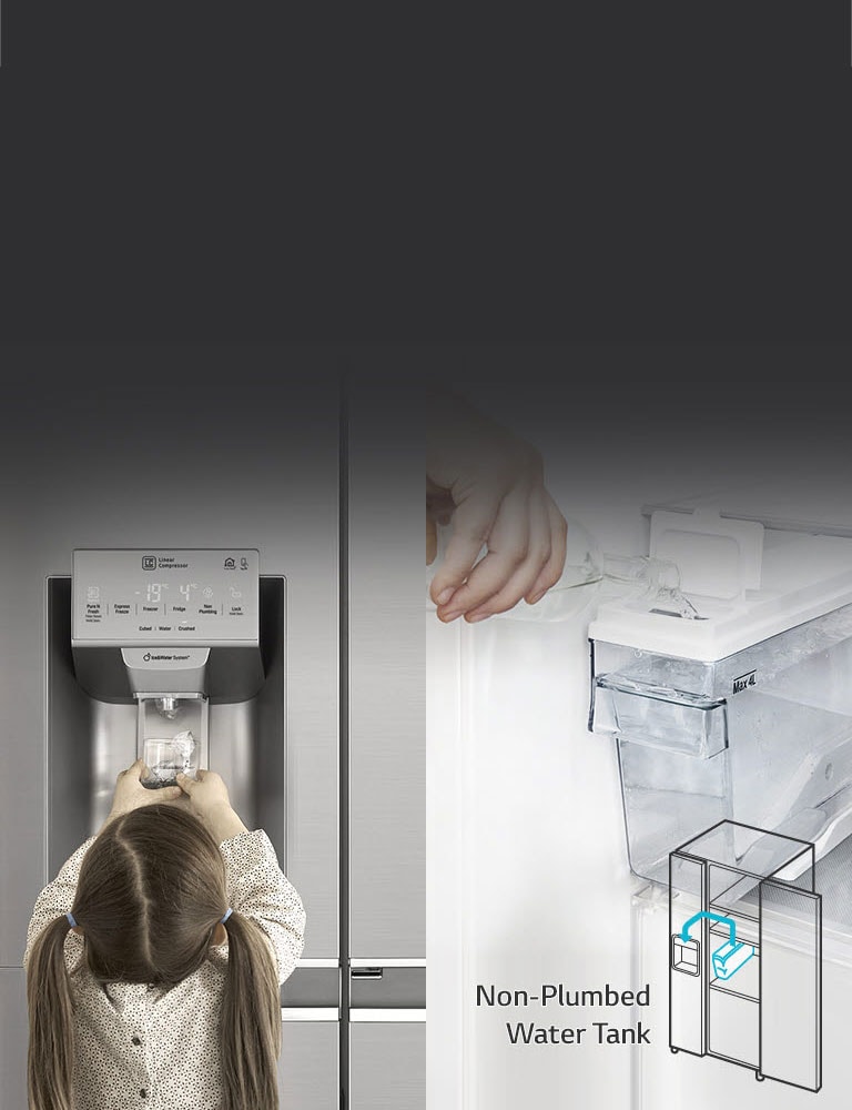 LG GCJ247SLUV Refrigerator Stylish & Functional LG E.A.