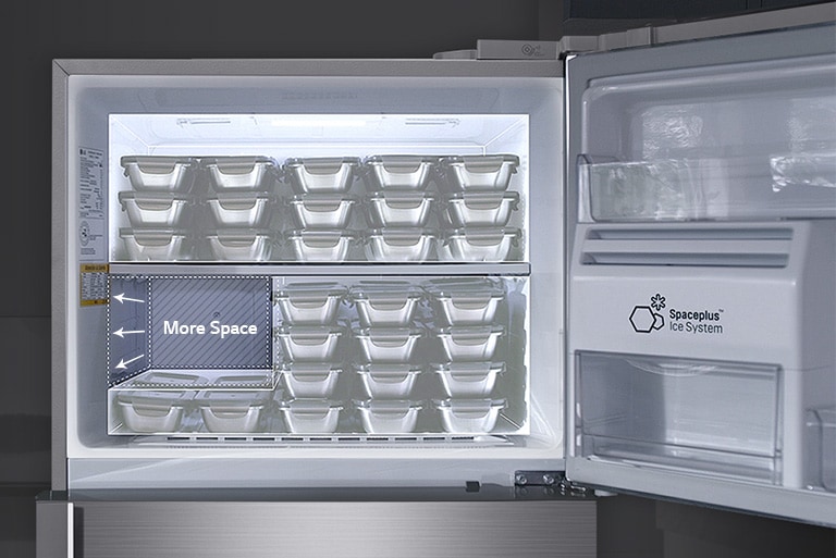 Use Whole Shelf Space & Enjoy Auto Ice Making