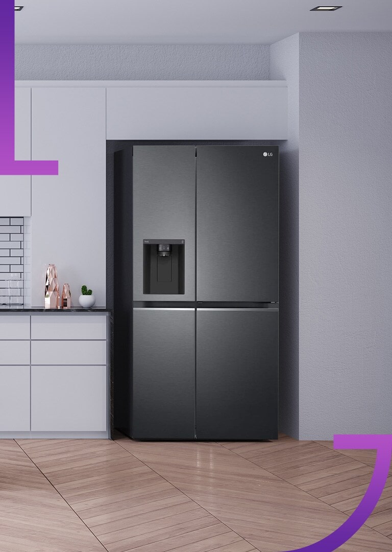 Fridge Freezer with Ice and Water Dispenser2