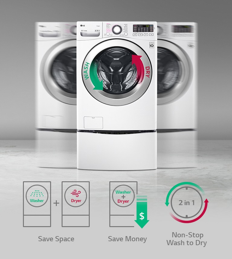 Washer and Dryer in One<br>2