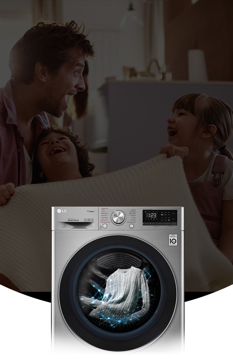 DD 8Kg AI Steam LG Vivace Machine East Africa | LG Washing