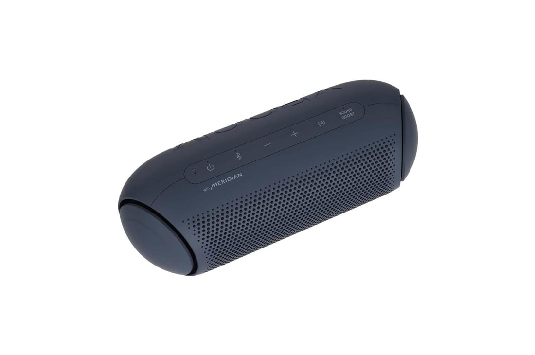 LG XBOOM Go PL5, Enceinte Bluetooth, Technologie Meridian, Double action  des basses, Sound Boost