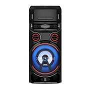 LG XBOOM ON7 | Super Bass Boost | DJ Function, front view with blue lighting, ON7, thumbnail 3