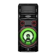 LG XBOOM ON7 | Super Bass Boost | DJ Function, front view with green lighting, ON7, thumbnail 4