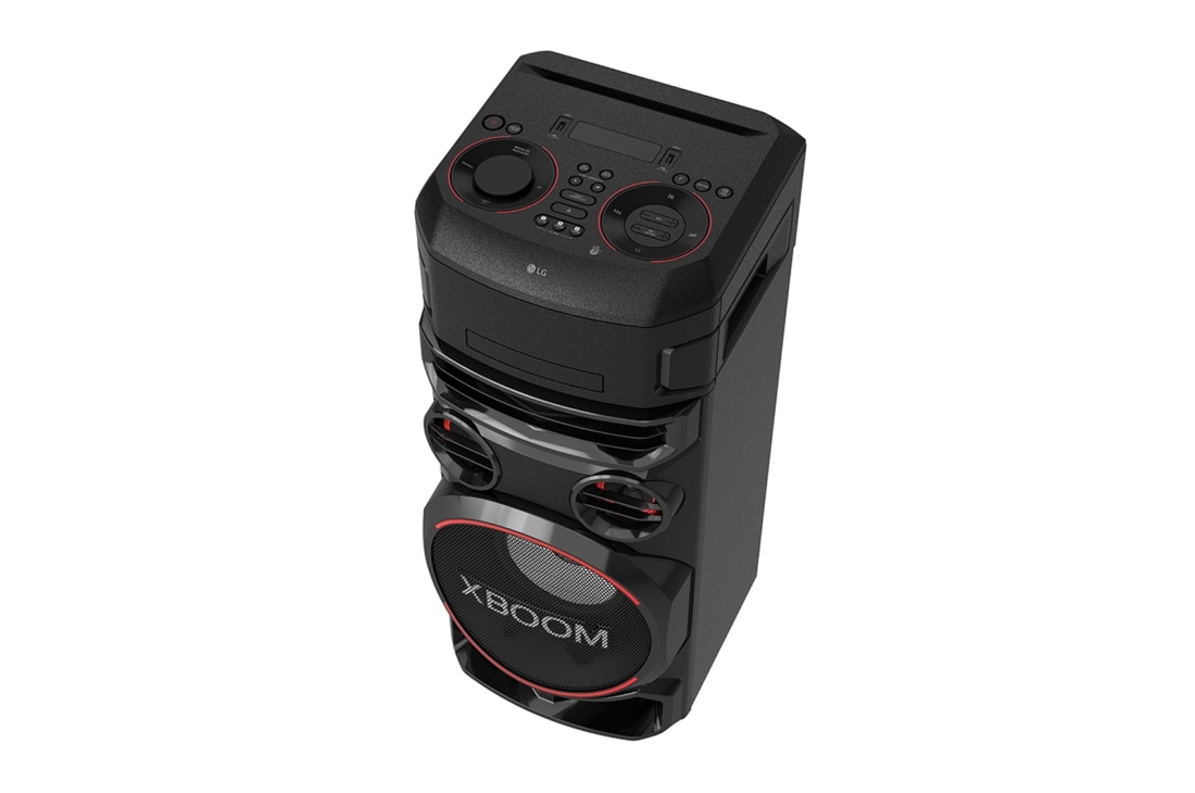 LG XBOOM ON7 | Super Bass Boost | DJ Function, top and right 30 degree side view, ON7, thumbnail 9
