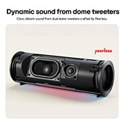LG xboom Grab | Bluetooth Speaker | xboom Signature Sound by will.i.am for Ultimate Portability, USP card: Dome tweeter, GRAB, thumbnail 2