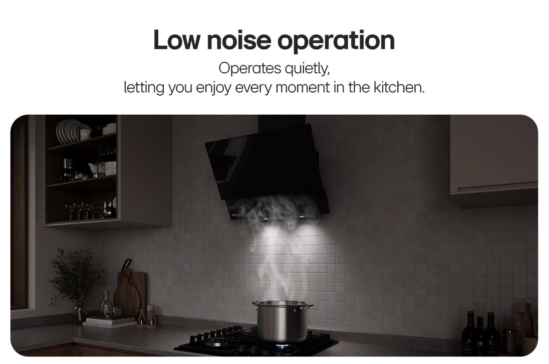 LG Hood 60cm, With Touch Control, Powerful suction, and 3 modes with Power Boost mode, LG Hood 60cm, With Touch Control, Powerful suction, and 3 modes with Power Boost mode, HC7D2427G, thumbnail 4