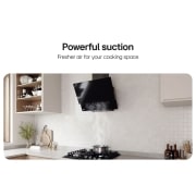 LG Hood 60cm, With Touch Control, Powerful suction, and 3 modes with Power Boost mode, LG Hood 60cm, With Touch Control, Powerful suction, and 3 modes with Power Boost mode, HC7D2427G, thumbnail 3