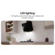 LG Hood 60cm, With Touch Control, Powerful suction, and 3 modes with Power Boost mode, LG Hood 60cm, With Touch Control, Powerful suction, and 3 modes with Power Boost mode, HC7D2427G, thumbnail 5