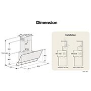 LG Vertical 90 CM Hood, Vertical 90 CM Hood, HC7D3627G, thumbnail 2