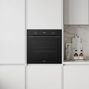 LG 60L built-in oven, black with touch control, Modern kitchen with built-in black wall oven and gas cooktop., WS5D6010G, thumbnail 15