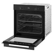 LG 60L built-in oven, black with touch control, LG cooktop open right angled view, WS5D6010G, thumbnail 10