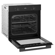 LG 60L built-in oven, black with touch control, LG cooktop open left angled view, WS5D6010G, thumbnail 11