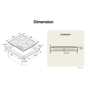 LG New 60 CM Gas Cooktop- Powerful Heat, New 60 CM Gas Cooktop- Powerful Heat, CG3D2414S, thumbnail 2