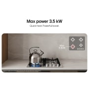 LG New 60 CM Gas Cooktop- Powerful Heat, New 60 CM Gas Cooktop- Powerful Heat, CG3D2414S, thumbnail 3