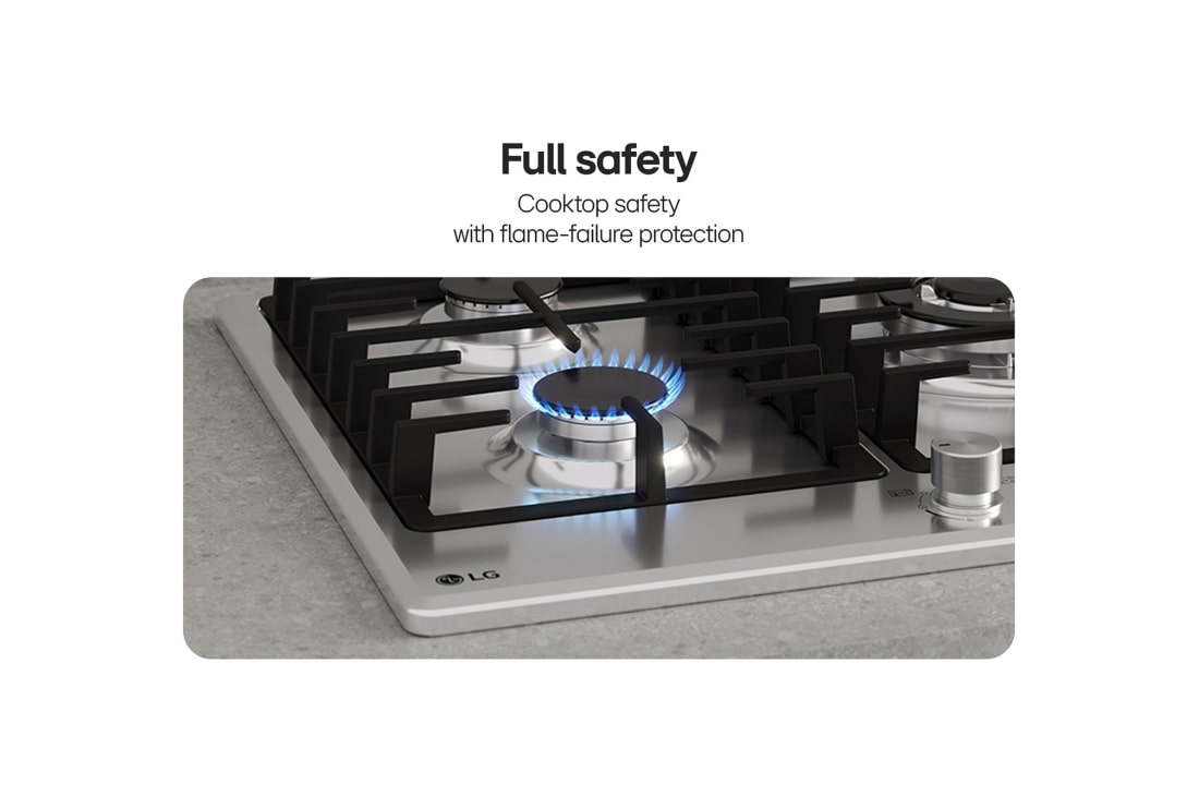 LG New 90 CM Gas Cooktop- Powerful Heat, New 90 CM Gas Cooktop- Powerful Heat, CG5D3626S, thumbnail 6