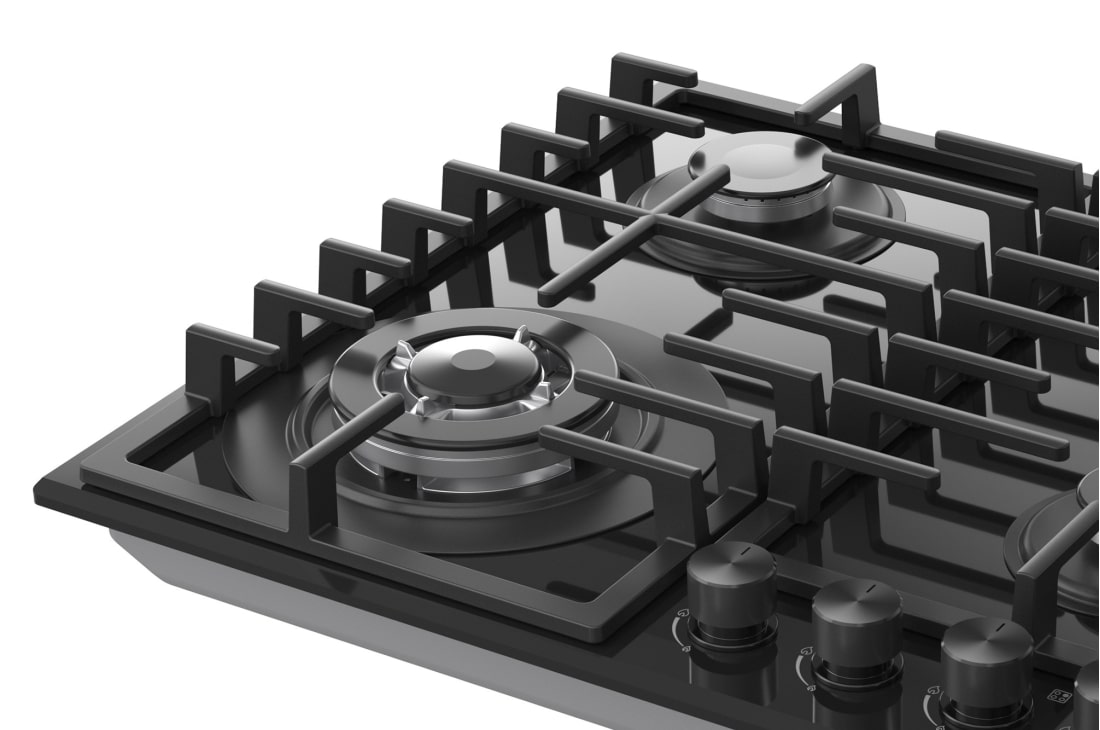 LG 24 Inch Compact Gas Cooktop, 24 Inch Compact Gas Cooktop, CG7D2414G, thumbnail 8