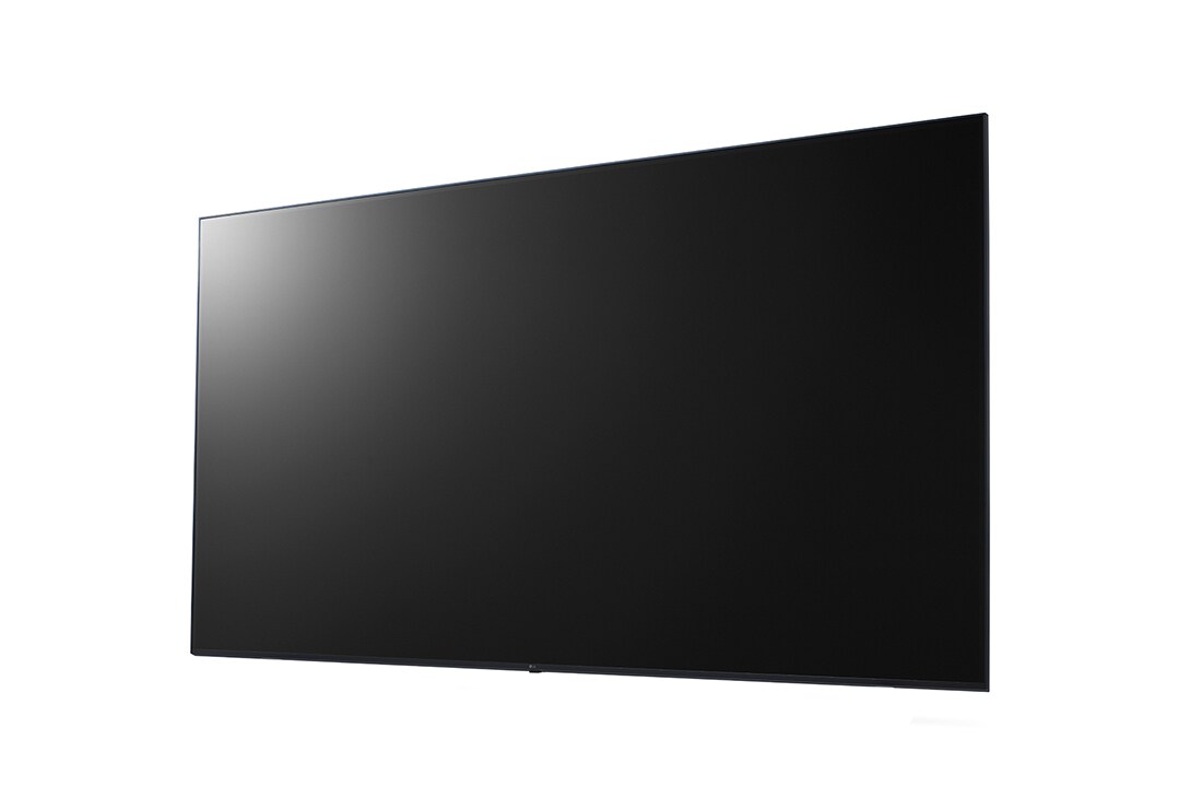 LG 75 Inch Digital Signage with webos UHD Display, Featuring IPS for Advertisement Displays, -15 degree side view, 75UL3J-B, thumbnail 3