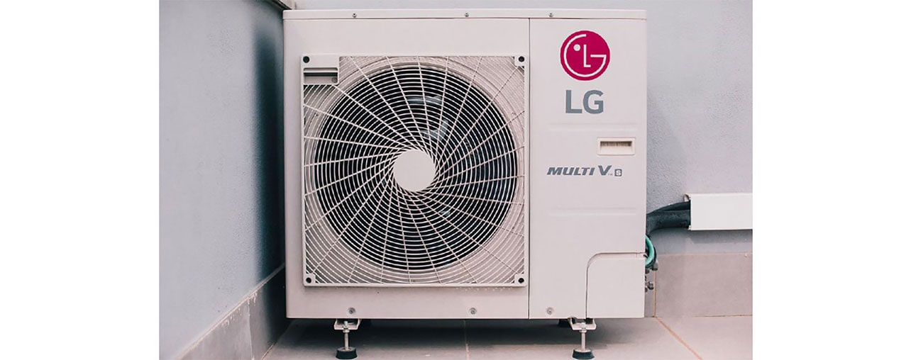 Multi V S installed in the building