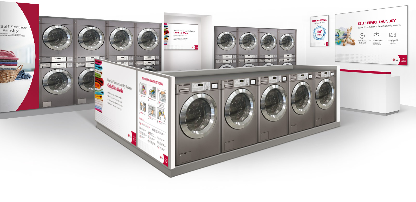 LG Smart Laundry Lounge, the Ideal Partner for Success 