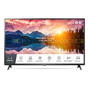 LG Hotel TV 55 Inch WebOS Display with Voice Recognition, front view with inscreen, 55US660H0GD, thumbnail 1