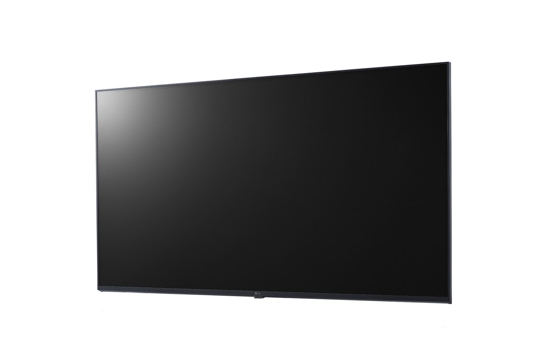 LG 43 Inch Digital Signage with webos UHD Display, Featuring IPS for Advertisement Displays, -15 degree side view, 43UL3J-B, thumbnail 3