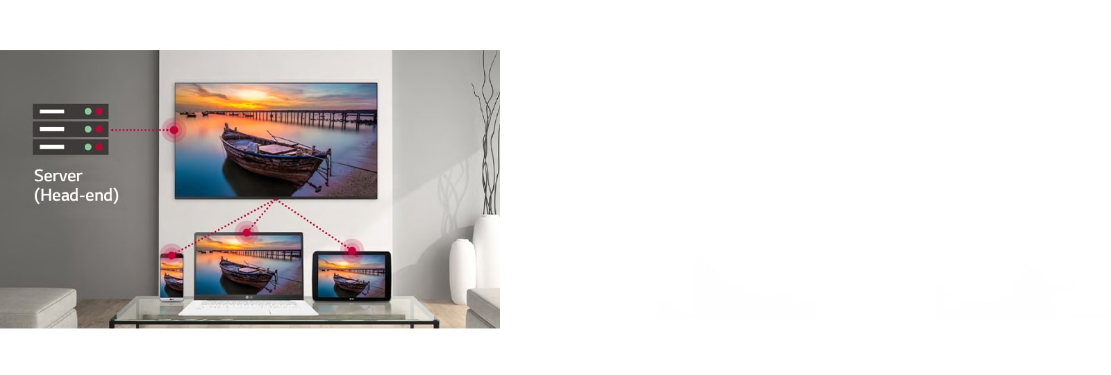 The TV is featuring SoftAP, which is a "virtual" Wi-Fi feature, to other TVs.