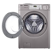 LG 5.2 cu.ft Large Capacity Frontload Washer, Front open view, FH0C7FD2MS, thumbnail 2