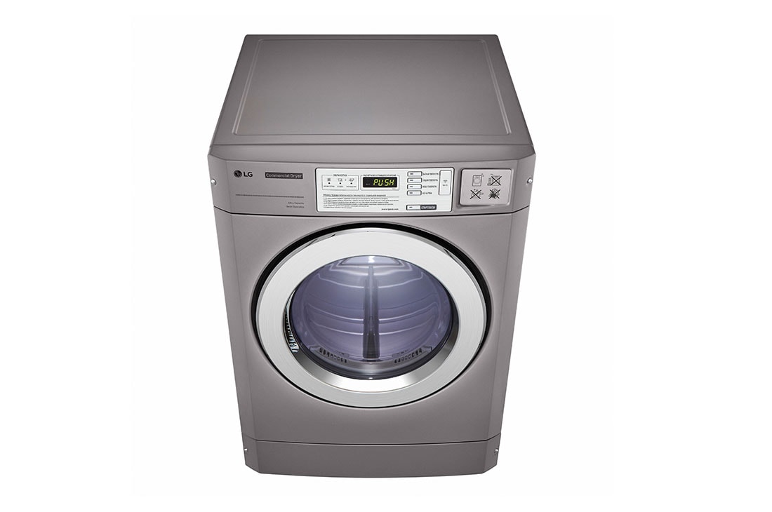 LG 7.3 cu.ft Standard Capacity Dryer, -15 degree side view, RV1329C7T, thumbnail 3