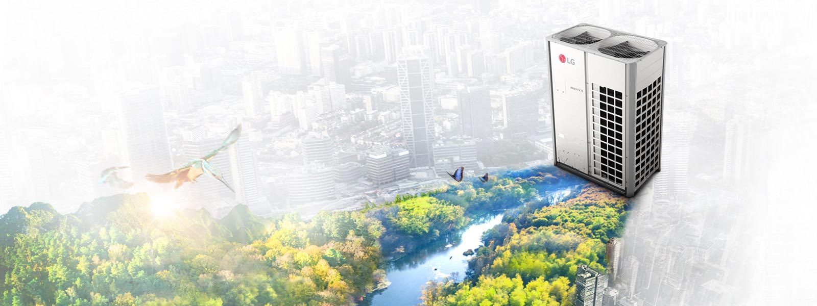 Image of Multi V 5 harmonizing with clean nature.