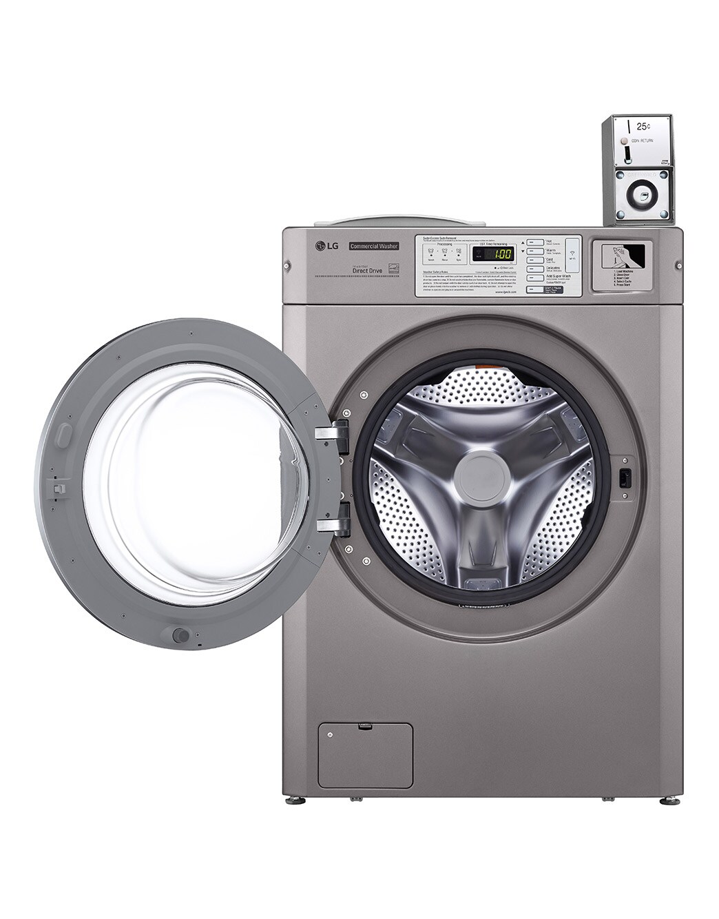 LG GiantC Max Washer (Heater) 3.7 cu.ft Standard Capacity Frontload