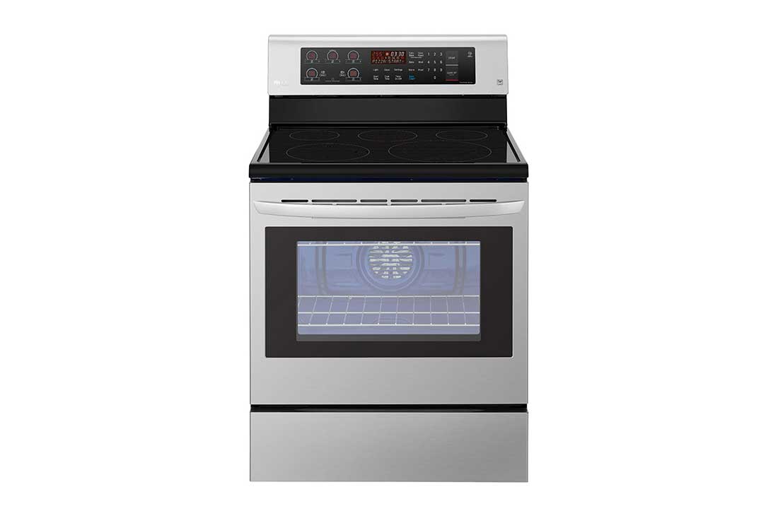 freestanding electric cooker ceramic hob