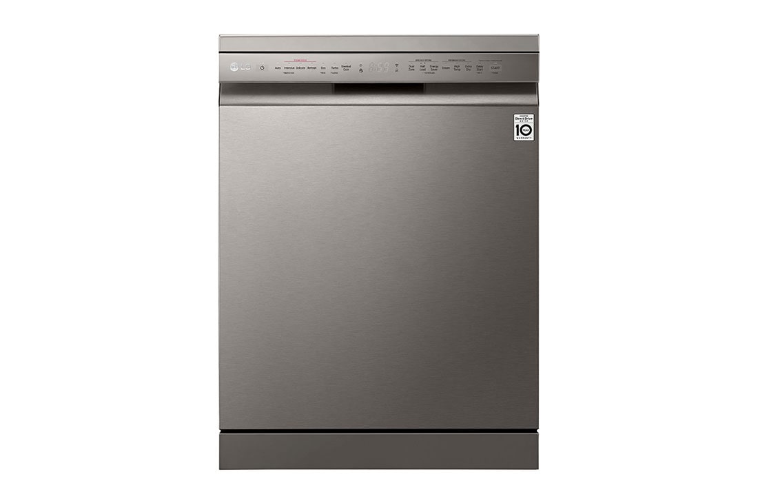 LG 14 Place Setting | Inverter DD | QuadWash™ | TrueSteam™, Front , DFB425FP