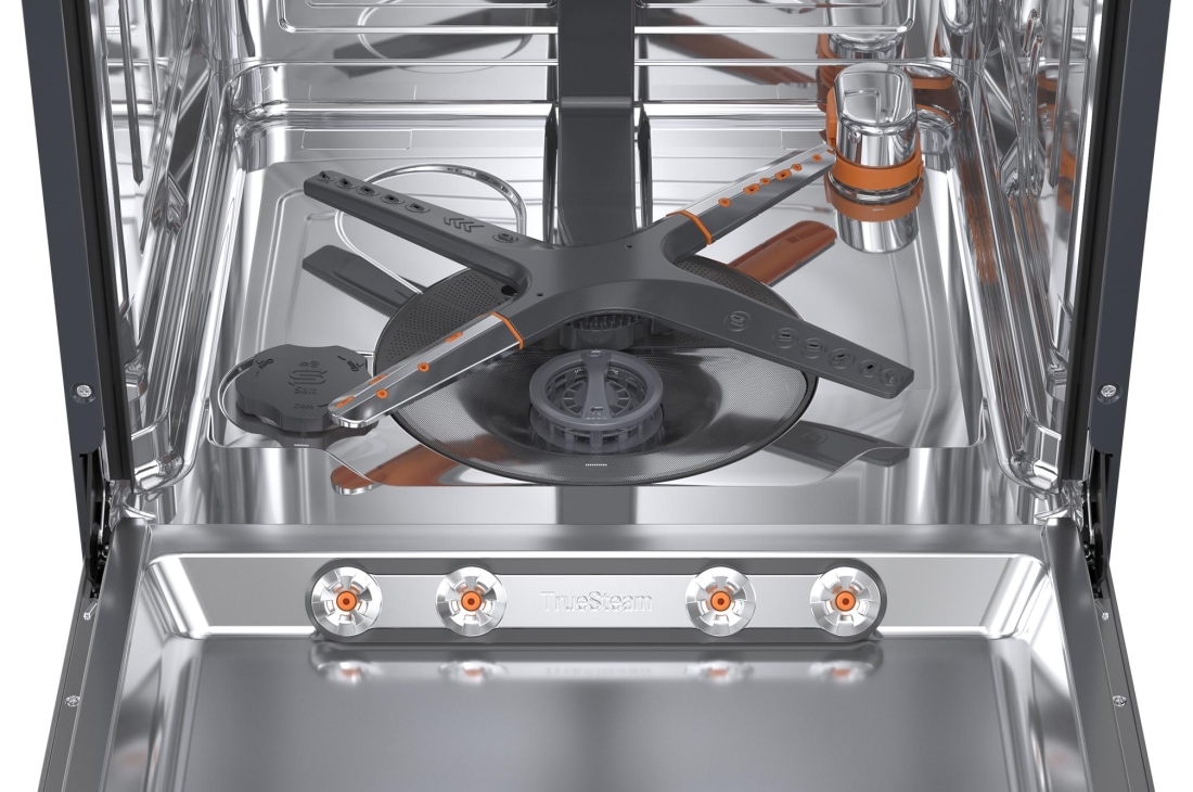 LG 14 Places QuadWash™ Dishwasher Matte Black with TrueSteam™, Heat Dry, DFC287HMS, thumbnail 11