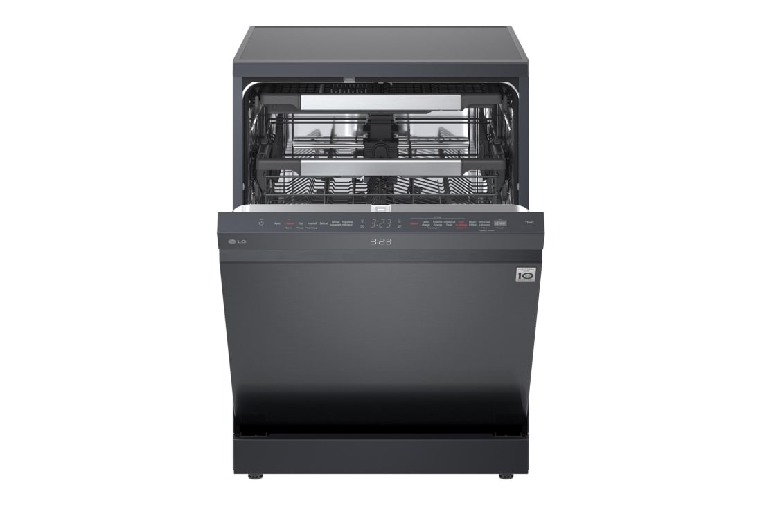 LG 14 Places QuadWash™ Dishwasher Matte Black with TrueSteam™, Heat Dry, DFC287HMS, thumbnail 13