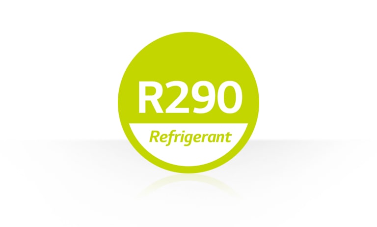 There is the 'R290 refrigerant mark.